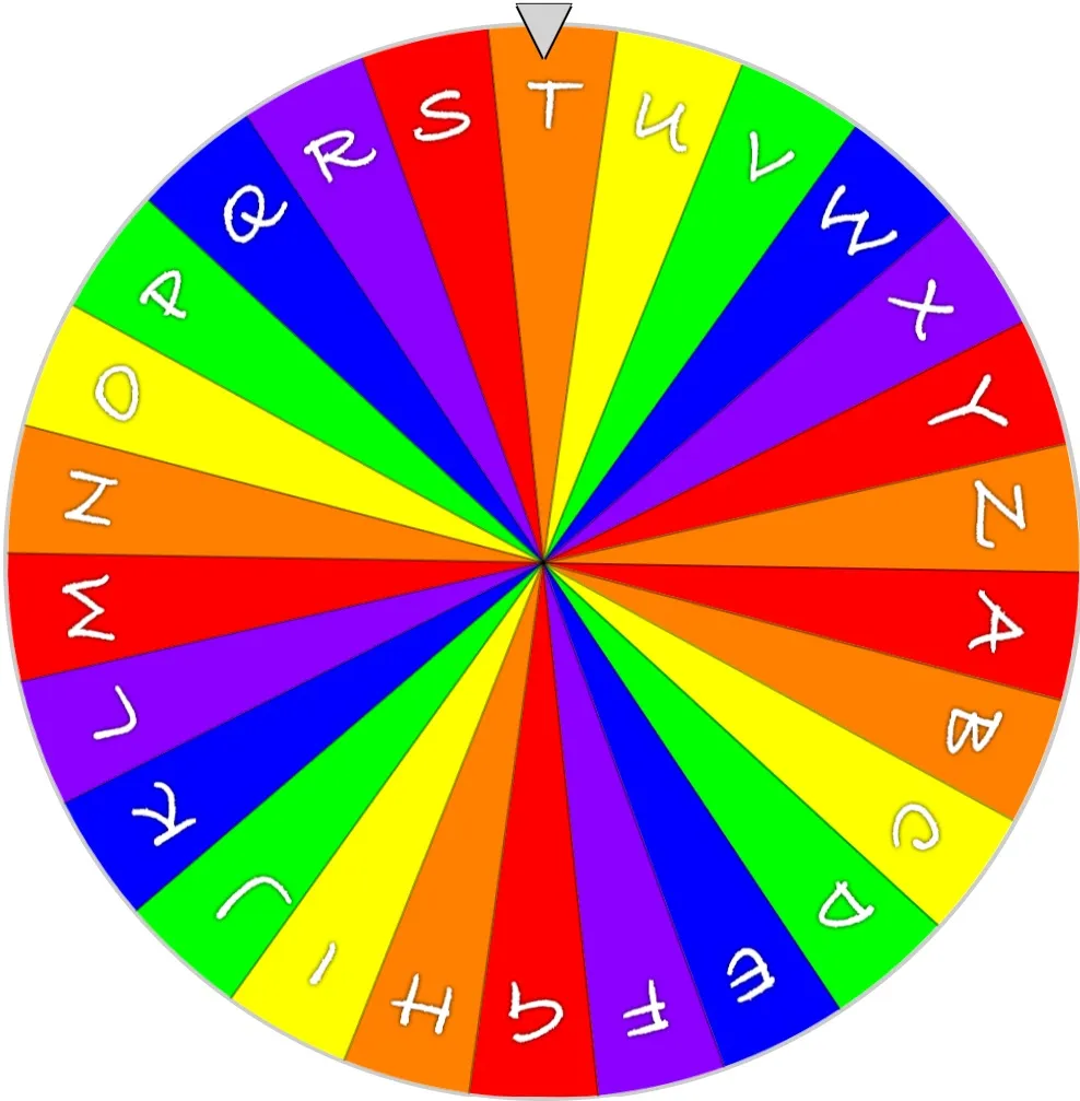 spin this random letter generator wheel
